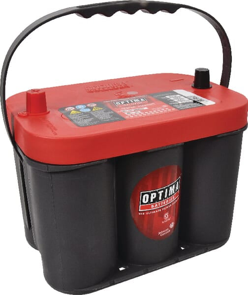 KRAMP Batterie 12V 50Ah 815A AGM Red Top RTC 4.2 Optima 801287