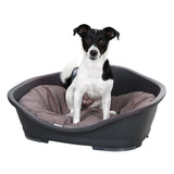 Kerbl Liegekissen Loneta für kleine Hunde braun/grau 72x52 cm 80355