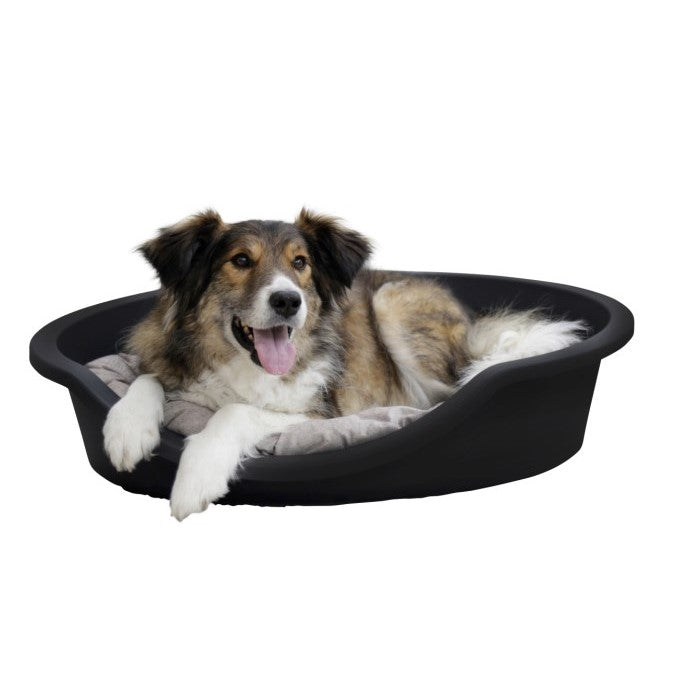 Kerbl Hunde Kunststoffbett Dreamer, recycl., schwarz, 80x60x25cm - 80431