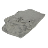 Kerbl Welpendecke Elefant aus Fleece waschbar, grau, 72x51cm 1 Stück 80434