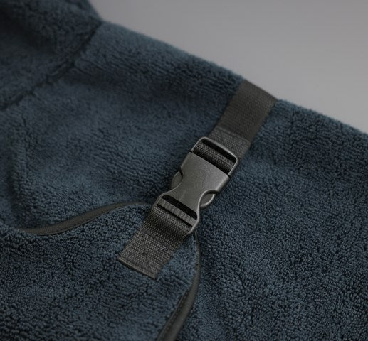 Kerbl Bademantel für Hunde, blau, XL, Rückenlänge 70 cm - 80696