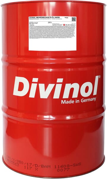 KRAMP Divinol Getriebeöl SAE 80 GL4 200 l 80700F027