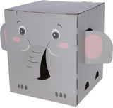 Kerbl Katzenkratzhaus Elefant, 35x35x39cm, grau - 80978