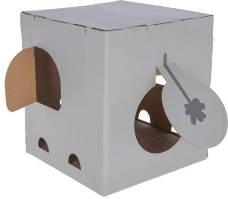 Kerbl Katzenkratzhaus Elefant, 35x35x39cm, grau - 80978