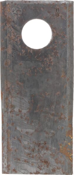 SEKO-Kongskilde Mähmesser rechts 114x48x4 mm, Bohrung Ø 19 mm, geeignet für Kongskilde JF / Stoll - 1 Stück - 8113800015