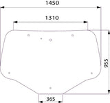 KRAMP Heckscheibe 82030887KR
