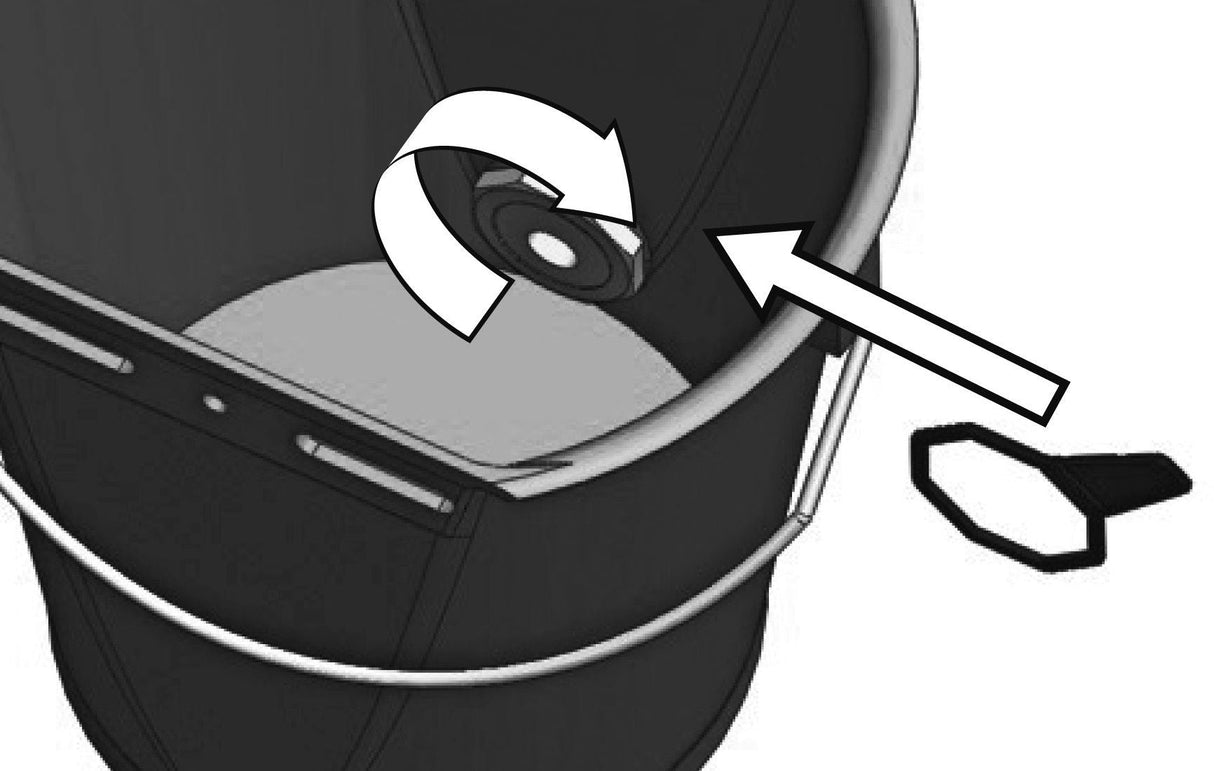 Kerbl KERBL Hygienetränkeeimer mit Klapp-Ventil 14210 5 Stück