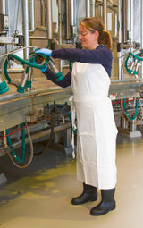 Kerbl Melk- und Waschschürze weiß 100 x 125 15150