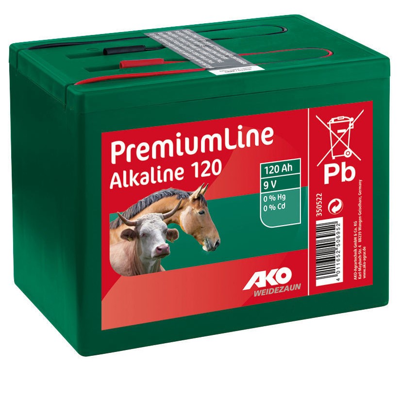 AKO Batterie Alkaline 9 V, 120 Ah 350522