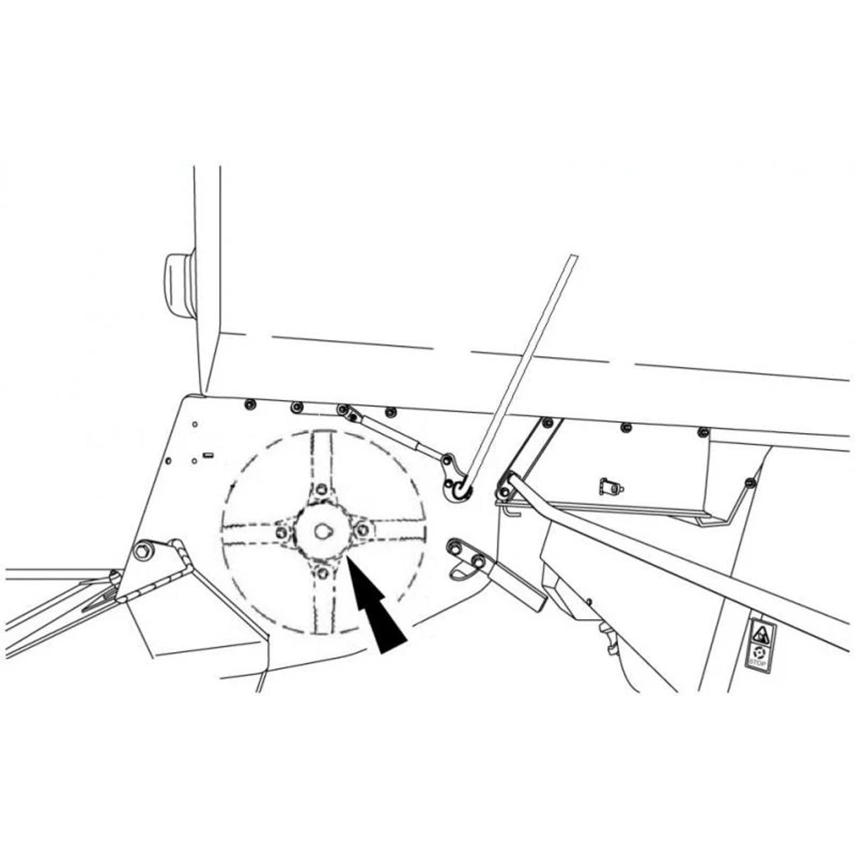 New Holland original Ersatzteil NACHRUST, MAHDRESCHE  84040178