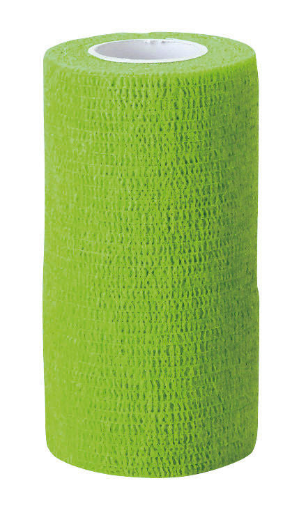 Kerbl EquiLastic selbsthaftende Bandage, 10 cm breit, grün 16554