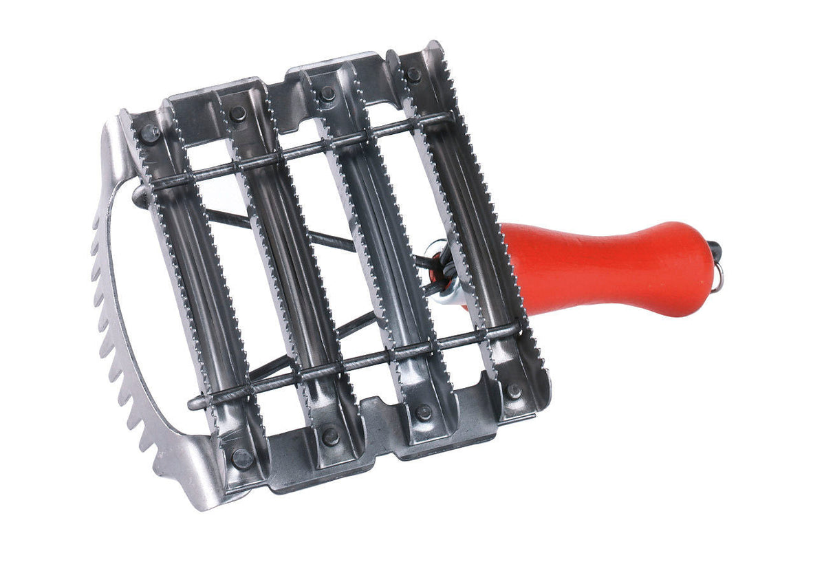 Kerbl Metall-Striegel 8-reihig mit Mähnenkamm 1811