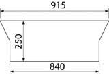 KRAMP Heckscheibe 84214858N