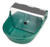 Kerbl Schwimmer-Tränkebecken, SN190, Niederdr.,2l,pulverbesch. grün 22215