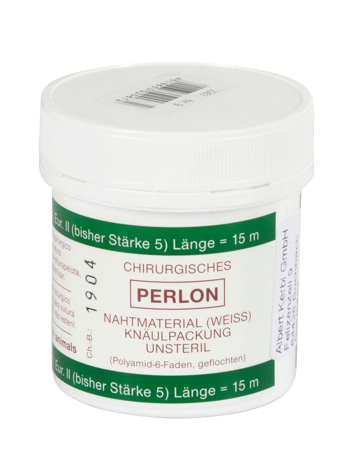 Kerbl Synthacord St.5, 15m/unsteril dunkelgrünes Etikett, Gr. 9 2267