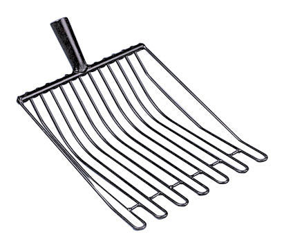 Kerbl Kartoffel-Drahtgabel m. Dülle 14 Zinken, 37 x 32 cm o. Stiel 29116