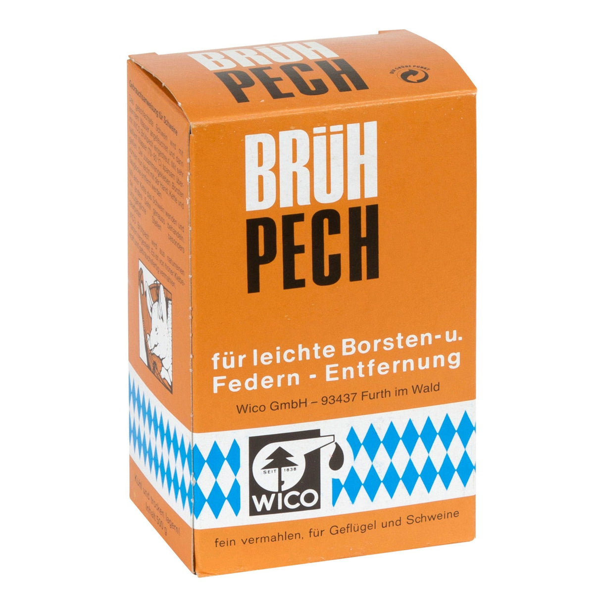 Kerbl Brühpech, für leichte Borsten- und Federn-Entfernung, 500gr 29370