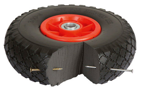 Kerbl Stützräder für Schubkarre 2er-Set, PU 29396