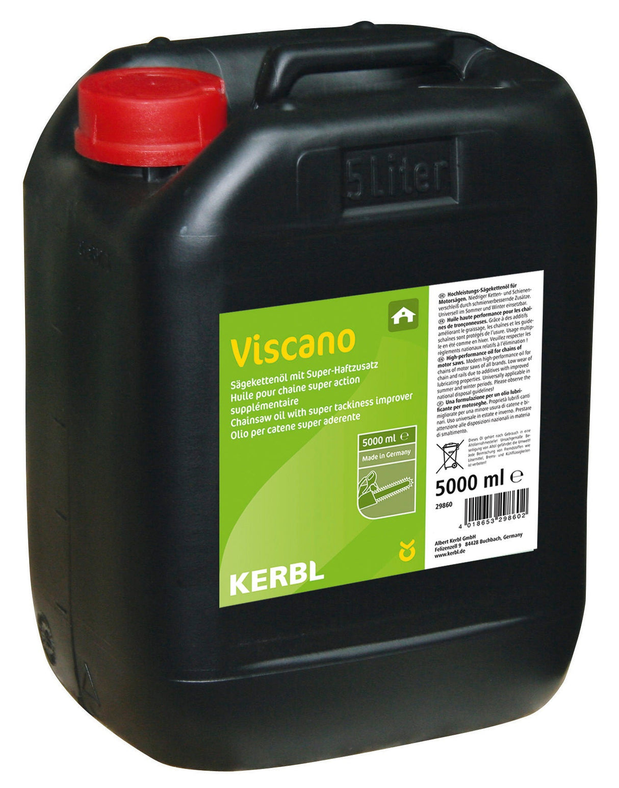 Kerbl Viscano Sägekettenöl H 5 Ltr. mineralisch 29860