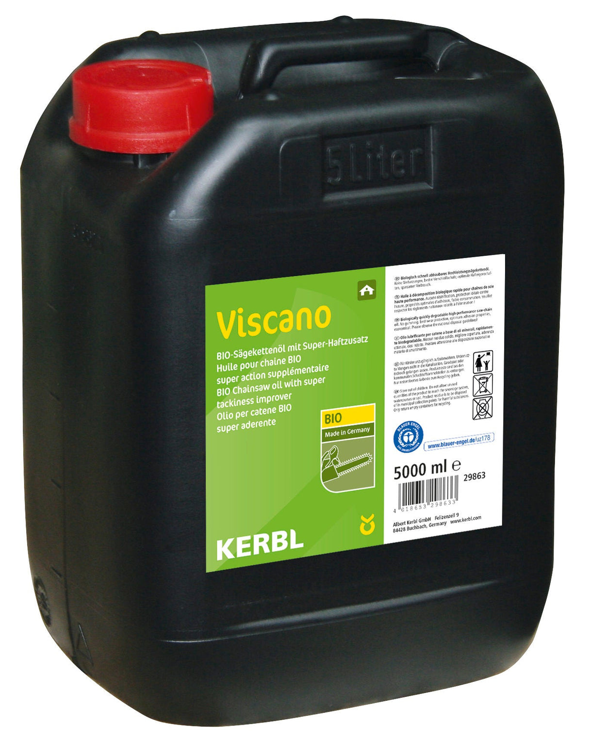 Kerbl Viscano Bio-Sägenkettenöl 5l  29863