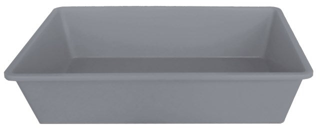 katzentoilette ohne deckel Kerbl Katzentoilette 40x30x 10 cm grau, ohne Rand