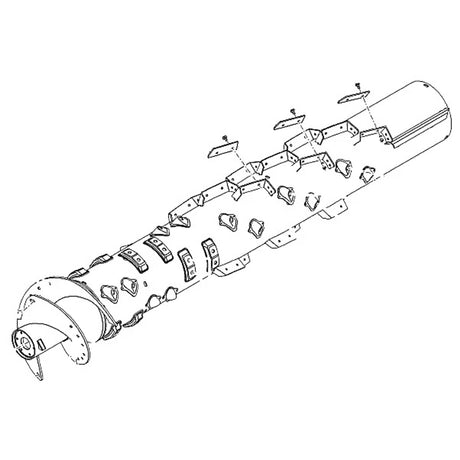 New Holland original Ersatzteil NACHRUST, MAHDRESCHE  87029633