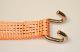 Kerbl Ratschenzurrgurt zwtlg. orange 50mm/8m, 4000 kg; Klauenhaken 37143
