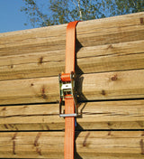 Kerbl Ratschenzurrgurt 1-tlg. orange 50mm/6m, 2000/4000kg 37147