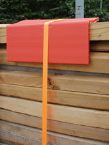 Kerbl Kantenschutzwinkel 0,80m lang Doppelsteegplatte 19mm, orange 37391