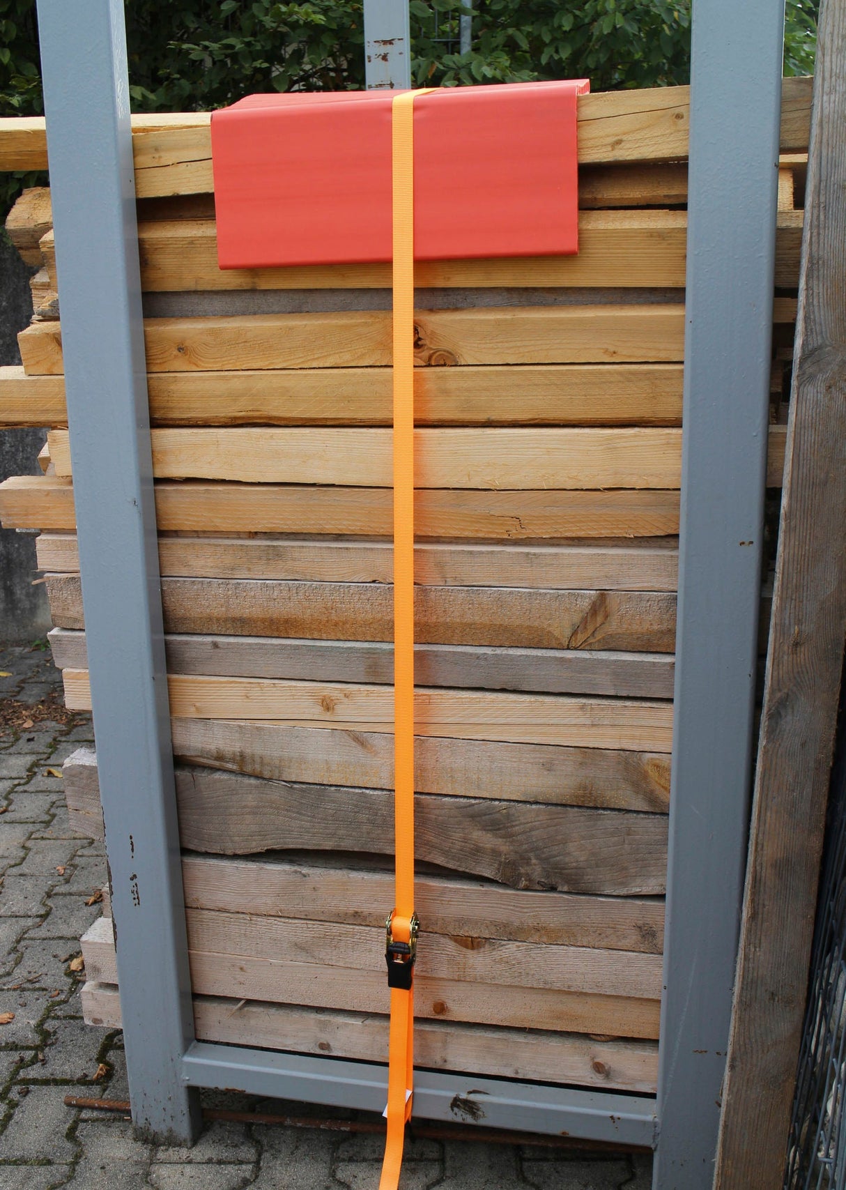 Kerbl Kantenschutzwinkel 0,80m lang Doppelsteegplatte 19mm, orange 37391