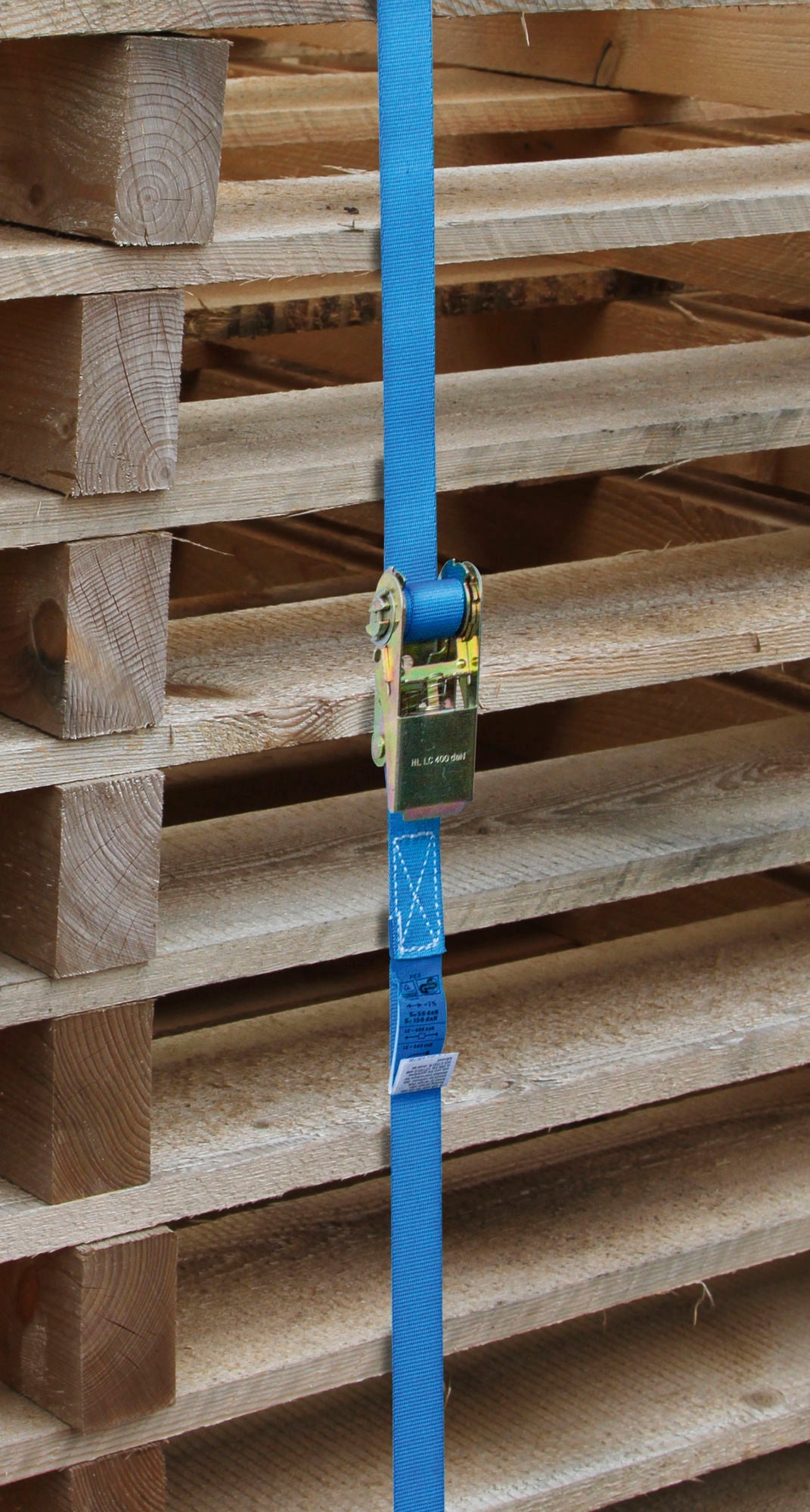 Kerbl Zurrgurt zweitlg. mit Ratsche 6 m, PVC besch. S-Haken, 800kg 3763