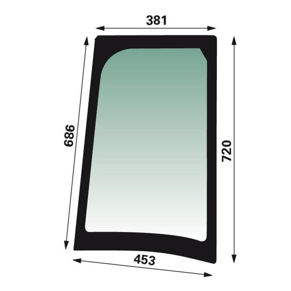 New Holland / Case KABINENGLAS, EINHEIT 87352416 original CNH Ersatzteil