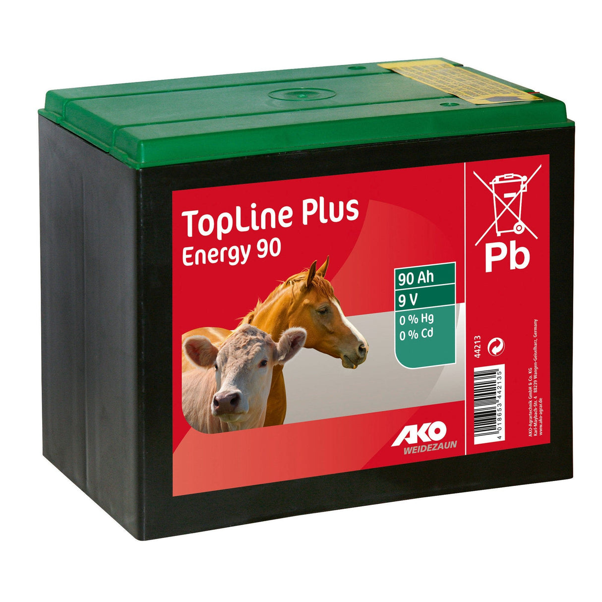 AKO Batterie 9 V, 90 Ah TopLine Plus Energy 90 44213