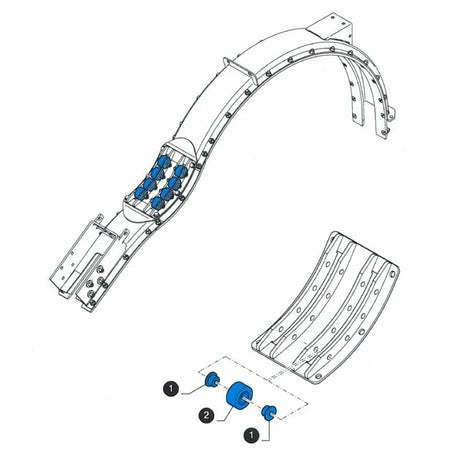 Original New Holland CNH Ersatzteil Nummer 87629856 SATZ 