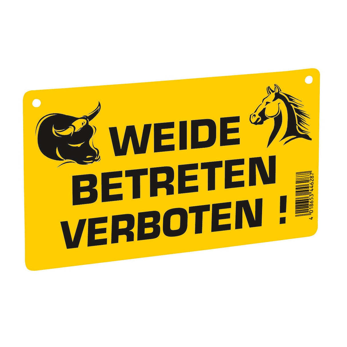 AKO Warnschild; einseitg bedruckt Weide betreten verboten 44628