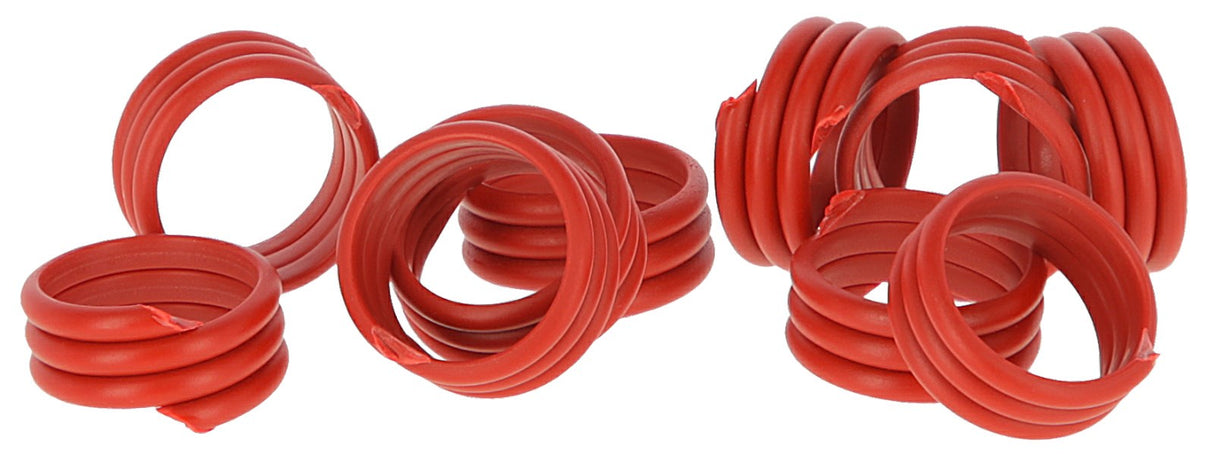 Kerbl 20 mm Spiralring, 100 Stk., rot Kunststoff, 100 Stück - 72310/100