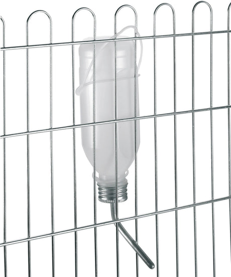 Kerbl Trinkflasche f.Kaninchen 500ml Kunststoff mit Aluröhrchen 74120 8 Stück