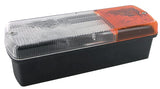 KRAMP Leuchte Halogen, vorne, rechteckig, 12/24V, gelb/weiß, zum Anschrauben, 186x66x55mm, Britax 900600LB