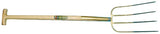 Manure fork T-handle 4 teeth