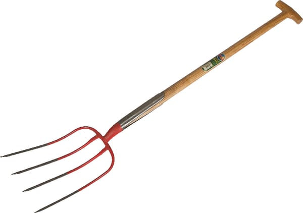 Manure fork 4 tines with handle