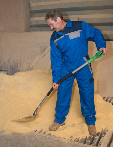 Kerbl Schnee- und Getreideschaufel mit Aluminium-Stiel 29667