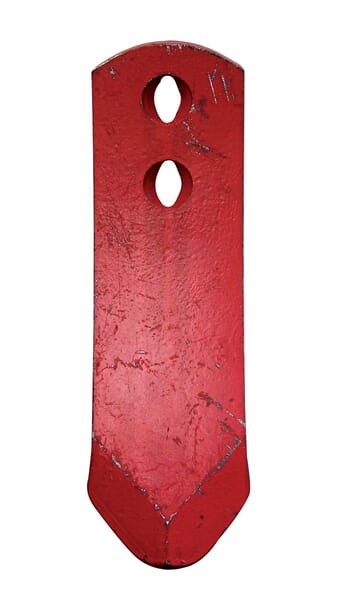KRAMP Grubberspitze 270x80x12mm, gekrümmt, 2 Löcher, passend für Pöttinger 9762500150N