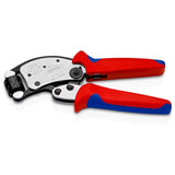 Self-adjusting crimping pliers