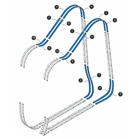 Original New Holland CNH Ersatzteil Nummer 9965156 SATZ 