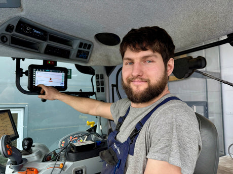 EFIX eSteer 10 RTK Lenksystem für Traktoren mit CAN-Bus Ansteuerung oder Lenkradmotor