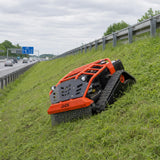 Jack Mulcher ferngesteuerte Mähraupe mit Mulchdeck für Steilhänge