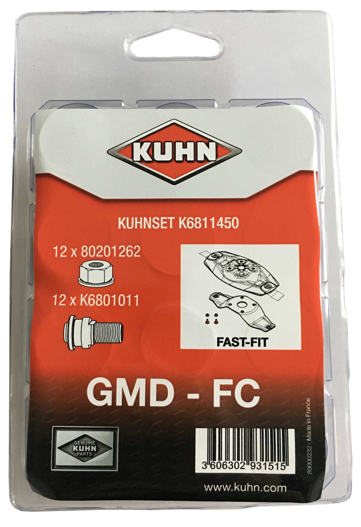 KUHN KUHNSET GMD-FC FF SC K6811450 originales Ersatzteil
