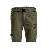 KRAMP kurze Arbeitshose Shorts 4 Way Stretch olivgrün