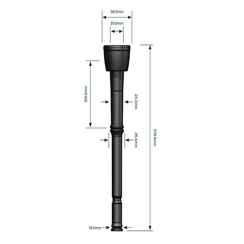 Milkrite Zitzengummi Ultraliner mit rundem Schaft 200050-01 (MR-200050-01)