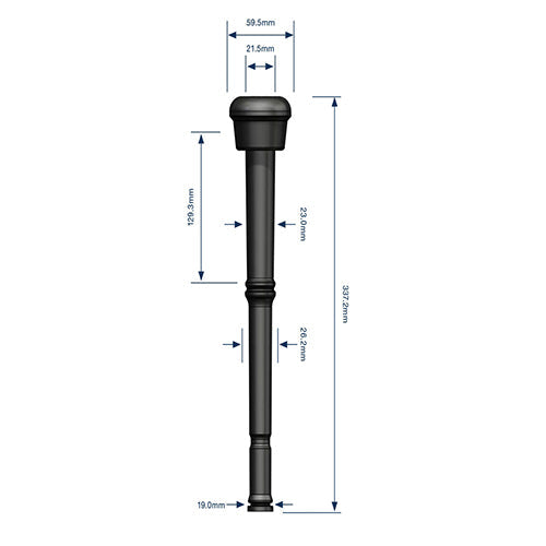 Milkrite Zitzengummi Ultraliner mit rundem Schaft 200056-01 (MR-200056-01)